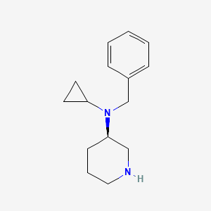 molecular formula C15H22N2 B7987443 Benzyl-cyclopropyl-(R)-piperidin-3-yl-amine 