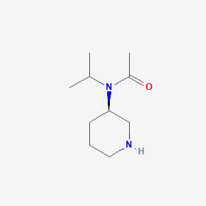 molecular formula C10H20N2O B7987450 (R)-N-Isopropyl-N-(piperidin-3-yl)acetamide 