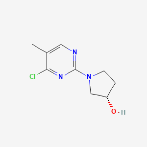 (S)-1-(4-Chloro-5-methyl-pyrimidin-2-yl)-pyrrolidin-3-ol