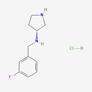 (3-Fluoro-benzyl)-(R)-pyrrolidin-3-yl-amine hydrochloride