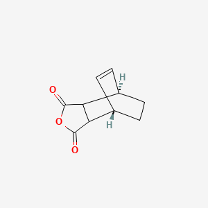 molecular formula C10H10O3 B7987678 3a,4,7,7a-Tetrahydro-4beta,7beta-ethanoisobenzofuran-1,3-dione 