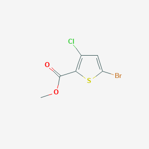 molecular formula C6H4BrClO2S B7987689 Methyl 5-Bromo-3-chloro-2-thiophene carboxylate 