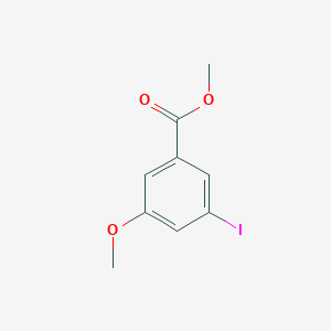 molecular formula C9H9IO3 B7987711 Methyl 3-iodo-5-methoxybenzoate 