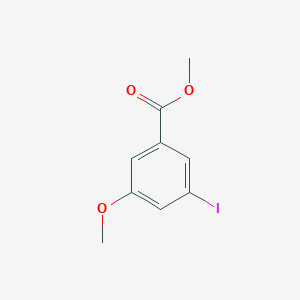 molecular formula C9H9IO3 B7987711 3-碘-5-甲氧基苯甲酸甲酯 