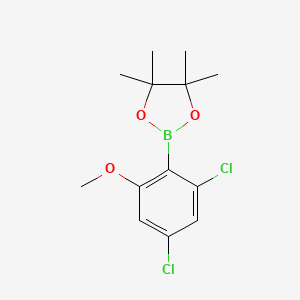 2-(2,4-Dichloro-6-methoxyphenyl)-4,4,5,5-tetramethyl-1,3,2-dioxaborolane