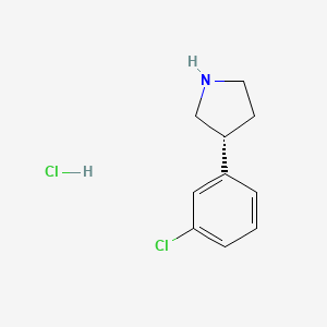 (r)-3-(3-Chlorophenyl)pyrrolidine hydrochloride