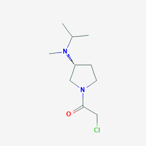 molecular formula C10H19ClN2O B7987835 2-Chloro-1-[(R)-3-(isopropyl-methyl-amino)-pyrrolidin-1-yl]-ethanone 