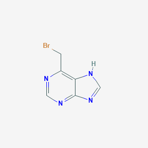 molecular formula C6H5BrN4 B079879 6-(溴甲基)-9H-嘌呤 CAS No. 14225-98-0