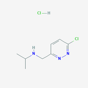 N-((6-chloropyridazin-3-yl)methyl)propan-2-amine hydrochloride