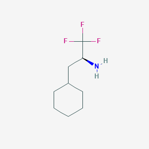 (S)-3-Cyclohexyl-1,1,1-trifluoropropan-2-amine