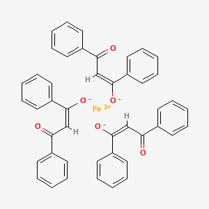 iron(3+);(E)-3-oxo-1,3-diphenylprop-1-en-1-olate