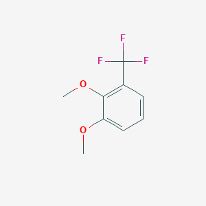 molecular formula C9H9F3O2 B7987989 2,3-Dimethoxybenzotrifluoride CAS No. 1261673-36-2