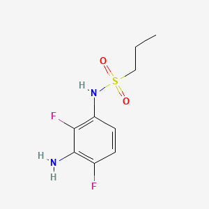 N-(3-Amino-2,4-difluorophenyl)propane-1-sulfonamide