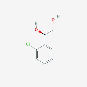 molecular formula C8H9ClO2 B7988057 (R)-1-(2-Chlorophenyl)ethane-1,2-diol 