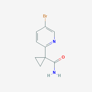 1-(5-Bromopyridin-2-YL)cyclopropanecarboxamide