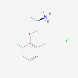 [(2R)-1-(2,6-Dimethylphenoxy)propan-2-yl]azanium;chloride