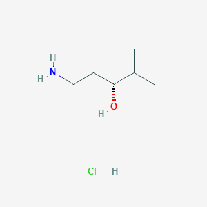 (R)-1-Amino-4-methylpentan-3-OL hcl