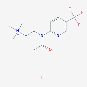 {2-[Acetyl-(5-trifluoromethylpyridin-2-yl)amino]ethyl}-trimethyl-ammonium iodide