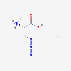 molecular formula C3H7ClN4O2 B7988456 H-Dap(N3).HCl 