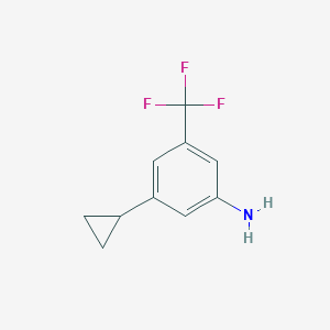 3-Cyclopropyl-5-(trifluoromethyl)aniline
