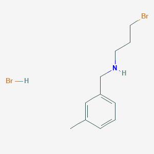 3-Bromo-N-(3-methylbenzyl)propan-1-amine hbr salt