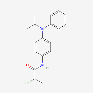 2-chloro-N-[4-(N-propan-2-ylanilino)phenyl]propanamide
