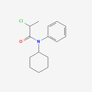 2-chloro-N-cyclohexyl-N-phenylpropanamide