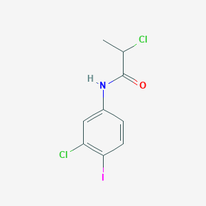 N-(4-Iodo-3-chlorophenyl)-2-chloropropanamide, 95%