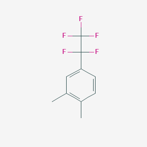 1,2-Dimethyl-4-(pentafluoroethyl)benzene