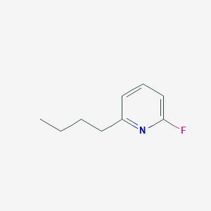 molecular formula C9H12FN B7988627 2-Butyl-6-fluoropyridine CAS No. 78498-63-2