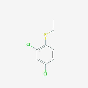 molecular formula C8H8Cl2S B7988655 2,4-Dichlorophenyl ethyl sulfide CAS No. 101080-66-4