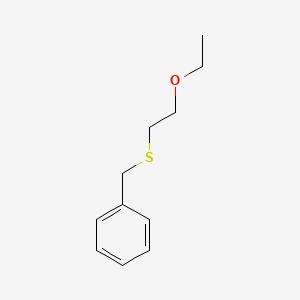 molecular formula C11H16OS B7988671 {[(2-Ethoxyethyl)sulfanyl]methyl}benzene CAS No. 64080-56-4