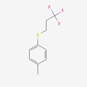 molecular formula C10H11F3S B7988683 3,3,3-Trifluoropropyl p-tolyl sulfide CAS No. 1447671-85-3