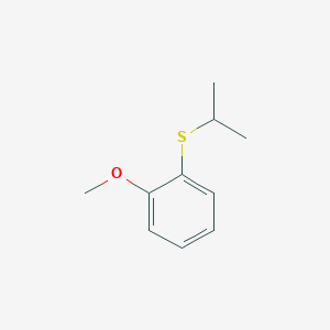 molecular formula C10H14OS B7988691 2-(Isopropylthio)-1-methoxybenzene CAS No. 34257-57-3