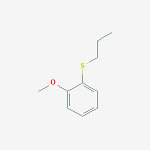 molecular formula C10H14OS B7988692 2-Methoxyphenyl 1-propylsulfide CAS No. 1779124-33-2