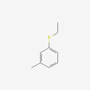 molecular formula C9H12S B7988695 Benzene, 1-(ethylthio)-3-methyl- CAS No. 34786-24-8