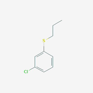 molecular formula C9H11ClS B7988711 m-Chlorophenyl propyl sulfide CAS No. 1713160-58-7