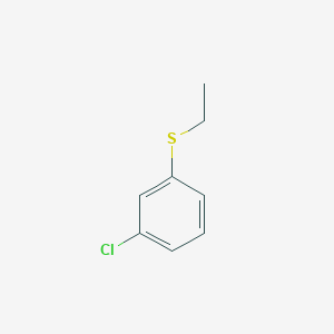 molecular formula C8H9ClS B7988712 3-Chlorophenyl ethyl sulfide CAS No. 34126-15-3