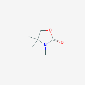 molecular formula C6H11NO2 B7988715 3,4,4-Trimethyl-1,3-oxazolidin-2-one 