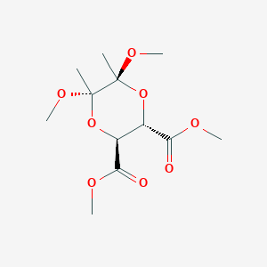 dimethyl (2S,3S,5S,6S)-5,6-dimethoxy-5,6-dimethyl-1,4-dioxane-2,3-dicarboxylate