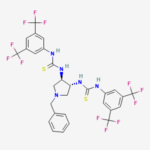 1-[(3R,4R)-1-benzyl-4-[[3,5-bis(trifluoromethyl)phenyl]carbamothioylamino]pyrrolidin-3-yl]-3-[3,5-bis(trifluoromethyl)phenyl]thiourea