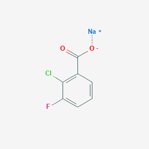 molecular formula C7H3ClFNaO2 B7988808 Sodium 2-chloro-3-fluorobenzoate CAS No. 1382106-83-3