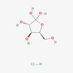 (3S,4S,5R)-5-(hydroxymethyl)oxolane-2,2,3,4-tetrol;hydrochloride