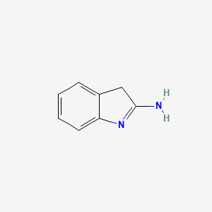 molecular formula C8H8N2 B7988824 3H-indol-2-amine 