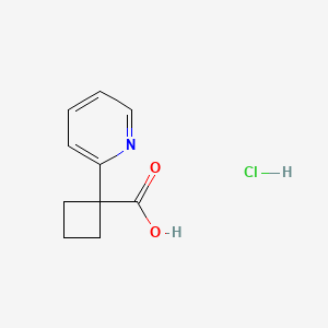 1-(Pyridin-2-yl)cyclobutanecarboxylic acid hydrochloride