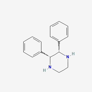 molecular formula C16H18N2 B7988869 顺式-2,3-二苯基哌嗪 CAS No. 81601-99-2