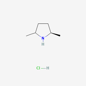 molecular formula C6H14ClN B7988889 rac trans-2,5-Dimethylpyrrolidine x HCl 