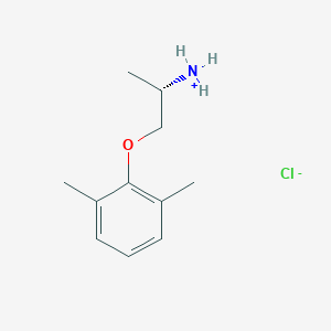 [(2S)-1-(2,6-Dimethylphenoxy)propan-2-yl]azanium;chloride