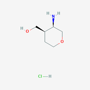 cis-(3-Aminotetrahydro-2H-pyran-4-YL)methanol hcl