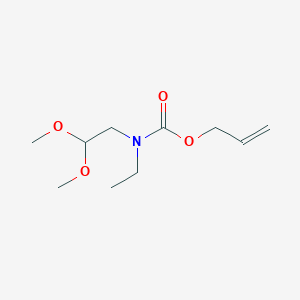 molecular formula C10H19NO4 B7988951 Prop-2-en-1-yl (2,2-dimethoxyethyl)ethylcarbamate 